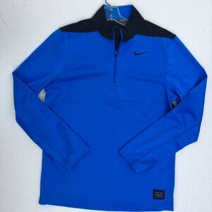 nike golf pullover blue men's small